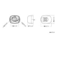 Aqua Signal - Aqua Signal Series 28 Port LED Side Mount Light - Stainless Steel Housing - Image 2