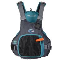 MTI Life Jackets - MTI Vibe Life Jacket - Black/Turquoise - Small/Medium - Image 1
