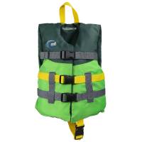 MTI Life Jackets - MTI Child Life Jacket - Bright Green/Forest Green - 30-50lbs - Image 1