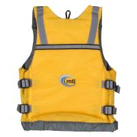 MTI Life Jackets - MTI Youth Reflex Life Jacket - Mango/Red - 50-90lbs - Image 3