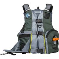 MTI Life Jackets - MTI Calcutta Fishing Life Jacket - Green/Grey - Image 3