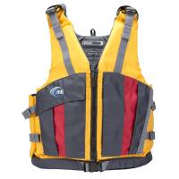 MTI Life Jackets - MTI Reflex Paddling Life Jacket - Mango/Dark Grey - Medium/Large - Image 1
