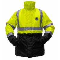 Mustang Survival - Mustang High Visibility Flotation Coat - Fluorescent Yellow/Green - X-Large - Image 1