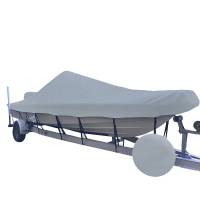 Carver by Covercraft - Carver Performance Poly-Guard Styled-to-Fit Boat Cover f/22.5&#39; V-Hull Center Console Shallow Draft Boats - Grey - Image 1