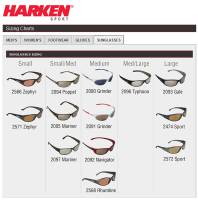 Harken - Harken Rake Sunglasses - Matte Black Frame/Grey Lens - Image 2