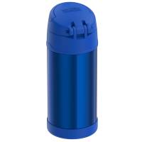 Thermos - Thermos FUNtainer&reg; Stainless Steel Insulated Blue Water Bottle w/Straw - 12oz - Image 4