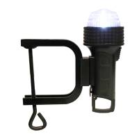 Aqua Signal - Aqua Signal Series 27 Portable All-Round Light w/24" Pole C-Clamp, U-Bracket, Suction Cup &amp; Inflatable Adapter - Image 3