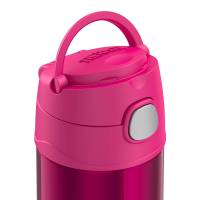 Thermos - Thermos FUNtainer&reg; Stainless Steel Insulated Pink Water Bottle w/Straw - 12oz - Image 2
