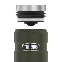 Thermos - Thermos Stainless King&trade; Vacuum Insulated Stainless Steel Travel Tumbler - 16oz - Matte Army Green - Image 3