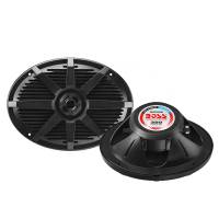 Boss Audio - Boss Audio MR692B 6" x 9" 2-Way 350W Marine Full Range Speaker - Black - Pair - Image 1