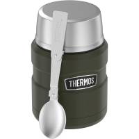 Thermos - Thermos Stainless King&trade; Vacuum Insulated Stainless Steel Food Jar - 16oz - Matte Army Green - Image 2