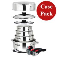 Magma - Magma Professional Series 10-Piece Gourmet Nesting Induction Cookware - *Case of 4* - Image 2