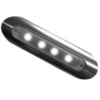 TACO Marine - TACO 4-LED Deck Light - Pipe Mount - Aluminum Housing - Image 1