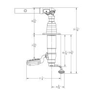 TACO Marine - TACO Grand Slam 380XL Outrigger w/Offset Handle f/Hard Tops up to 4-1/2" Thick - Image 2