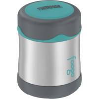 Thermos - Thermos Foogo&reg; Stainless Steel, Vacuum Insulated Food Jar - Teal/Smoke - 10 oz. - Image 2