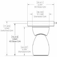 Lumitec - Lumitec GAI2 Spectrum Heavy-Duty Base - Brushed Housing - Image 2