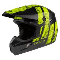G-Max - G-Max MX-46Y Dominant Youth Helmet - G3464740 - Matte Black/Hi-Vis - Small - Image 1