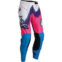 Moose Racing - Moose Racing Agroid Retro Graphics Pants - 2901-9238 - Pink/Blue/Purple - 40 - Image 1