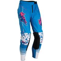 Moose Racing - Moose Racing Agroid Retro Graphics Pants - 2901-9247 - Blue/Pink/White - 42 - Image 1