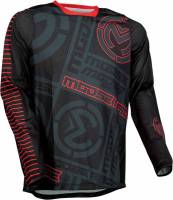 Moose Racing - Moose Racing Sahara Jersey - 2910-6828 - Black/Red - Small - Image 1