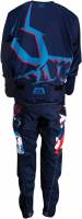Moose Racing - Moose Racing Youth Agroid Jersey - 2912-2107 - Blue - X-Small - Image 2