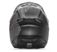 Fly Racing - Fly Racing F2 Carbon Pure Helmet - 73-4130XS - Matte Gray/Black - X-Small - Image 4