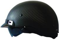 Zoan - Zoan Route 66 Carbon Graphics Helmet - 031-042 - Matte Black/Silver - 2XS - Image 1