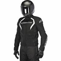 Alpinestars - Alpinestars Fastback Waterproof Jacket - 3200015-12-L - Black/White - Large - Image 1
