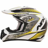 AFX - AFX FX-17 Factor Helmet - 01104535 - Pearl White/Hi-Vis Yellow Gloss Factor - Small - Image 1