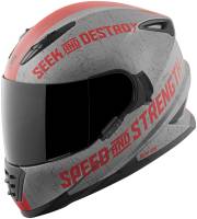Speed & Strength - Speed & Strength SS1600 Cruise Missile Helmet - 871450 - Matte/Charcoal Red - Small - Image 1