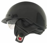 Zoan - Zoan Route 66 Solid Helmet - 031-014 - Gloss Black - Small - Image 1