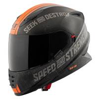 Speed & Strength - Speed & Strength SS1600 Cruise Missile Helmet - 878556 - Matte Black/Orange - Small - Image 1
