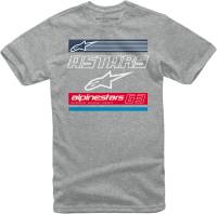 Alpinestars - Alpinestars Quattro T-Shirt - 12137202610262X - Gray Heather - 2XL - Image 1