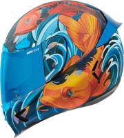Icon - Icon Airframe Pro Koi Helmet - 0101-14115 - Blue - X-Small - Image 2