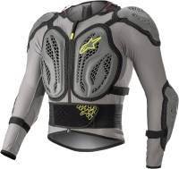 Alpinestars - Alpinestars Bionic Action Jacket - 6506818-9355-2X - Dark Gray/Ash Gray/Yellow Fluo - 2XL - Image 1