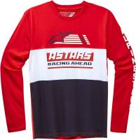 Alpinestars - Alpinestars Rivalry Long-Sleeve T-Shirt - 12307400030M - Red - Medium - Image 1