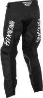 Fly Racing - Fly Racing Kinetic Rebel Youth Pants - 375-43626 - Black/White - 26 - Image 2
