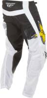 Fly Racing - Fly Racing Kinetic Mesh Rockstar Pants - 372-33428 - White/Black - 28 - Image 2