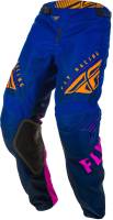Fly Racing - Fly Racing Kinetic K220 Youth Pants - 373-53918 - Midnight/Blue/Orange - 18 - Image 4