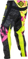 Fly Racing - Fly Racing Kinetic Outlaw Youth Pants - 371-53920 - Black/Neon Pink/Hi-Vis - 20 - Image 3