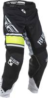 Fly Racing - Fly Racing Kinetic Era Youth Pants - 371-43022 - Black/White - 22 - Image 1