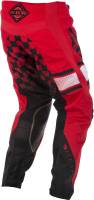 Fly Racing - Fly Racing Kinetic Era Youth Pants - 371-43222 - Red/Black - 22 - Image 4