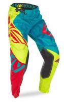 Fly Racing - Fly Racing Evolution 2.0 Youth Pants (2017) - 370-23926 - Dark Teal/Hi-Vis - 26 - Image 1