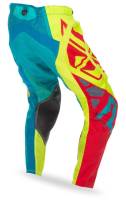 Fly Racing - Fly Racing Evolution 2.0 Youth Pants (2017) - 370-23926 - Dark Teal/Hi-Vis - 26 - Image 2