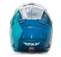 Fly Racing - Fly Racing F2 Carbon Pure Helmet - 73-41382X - Teal/White - 2XL - Image 4