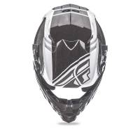 Fly Racing - Fly Racing F2 Carbon Animal Helmet - 73-4141S - Black/White - Small - Image 3
