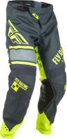 Fly Racing - Fly Racing Kinetic Era Youth Pants - 371-43926 - Gray/Hi-Viz - 26 - Image 1