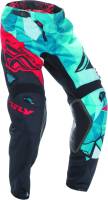 Fly Racing - Fly Racing Kinetic Cruz Youth Pants - 370-53920 - Black/Teal/Red - 20 - Image 1