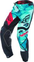 Fly Racing - Fly Racing Kinetic Cruz Youth Pants - 370-53920 - Black/Teal/Red - 20 - Image 3