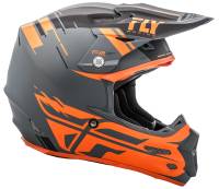Fly Racing - Fly Racing F2 Carbon Forge MIPS Helmet - 73-4238-4-XS - Matte Charcoal/Orange/Gray - X-Small - Image 2